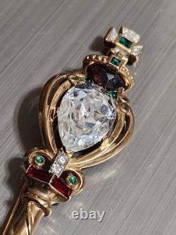 RARE Queen Elizabeth II Coronation 1953 Royal Jeweled Scepter By Alfred Philippe