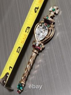 RARE Queen Elizabeth II Coronation 1953 Royal Jeweled Scepter By Alfred Philippe