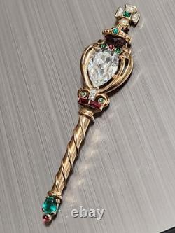 RARE Queen Elizabeth II Coronation 1953 Royal Jeweled Scepter By Alfred Philippe