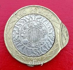 RARE ROYAL MINT ERROR MIS-STRUCK £2 Two Pound 1999 Very rare difficult to find
