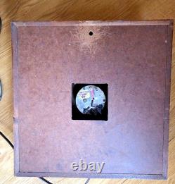 RARE Royal Crown Cola Walnut Wood General Store Wall Clock 1930's Very Good Cond