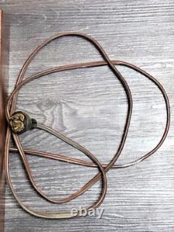 RARE Royal Crown Cola Walnut Wood General Store Wall Clock 1930's Very Good Cond