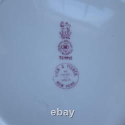 ROYAL Doulton TEMPLE PINK 9 Salad Plates Set Of 4 RARE Very Hard To Find PINK