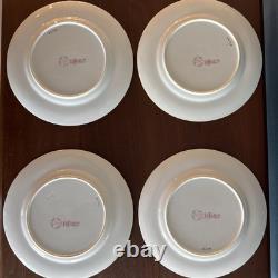 ROYAL Doulton TEMPLE PINK 9 Salad Plates Set Of 4 RARE Very Hard To Find PINK