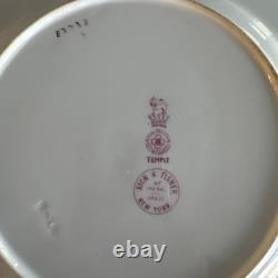 ROYAL Doulton TEMPLE PINK 9 Salad Plates Set Of 4 RARE Very Hard To Find PINK