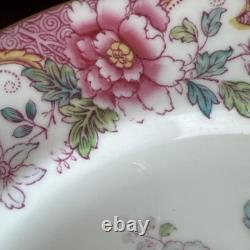 ROYAL Doulton TEMPLE PINK 9 Salad Plates Set Of 4 RARE Very Hard To Find PINK