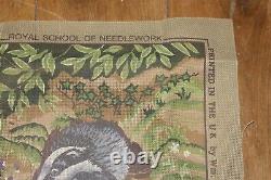 ROYAL SCHOOL OF NEEDLEWORK Badger RSN very rare NEEDLEPOINT TAPESTRY KIT