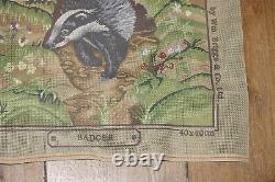 ROYAL SCHOOL OF NEEDLEWORK Badger RSN very rare NEEDLEPOINT TAPESTRY KIT