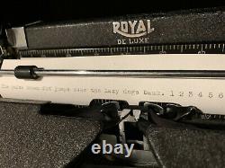 ROYAL Touch Control Portable Typewriter VINTAGE 1939 VERY RARE GREAT CONDITION