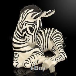 RUSSIAN Imperial Lomonosov Porcelain Sculpture Figurine Big Zebra Very Rare