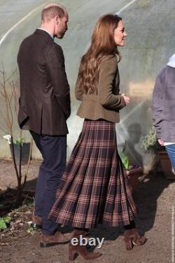 Ralph Lauren Cropped Wool Jacket in Brown ASO Kate Royal US4 (very rare)