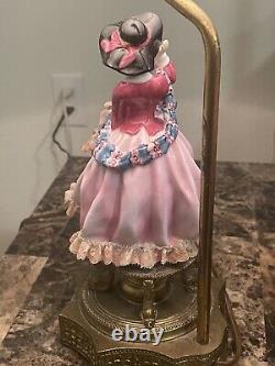 Rare 22 Royal Doulton Very Old Porcelain Lace Dress Lady Figurine