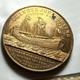 Rare Chinese Proof Junk Keying Ship Medal Very Rare 1848