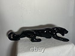 Rare Statement Piece Vintage 23 Inch Royal Hager Black Panther! Very Glossy
