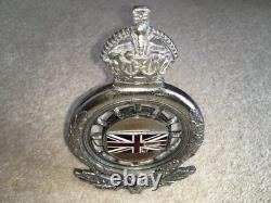 Rare Very Large Royal Automobile Club Early Full Members Badge(unusual Mounting)