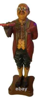 Rare Vintage Royal Butler Statue Very Good Condition