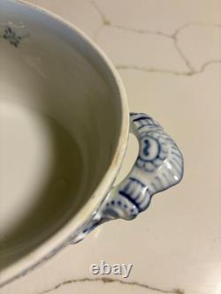Rare Vintage Royal Copenhagen Blue Soup Tureen with Lid very good condition