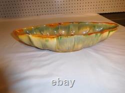 Rare Vintage Royal Haeger 323 Oblong Very Long 16 inch Earth Tones Bowl
