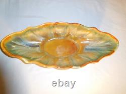 Rare Vintage Royal Haeger 323 Oblong Very Long 16 inch Earth Tones Bowl
