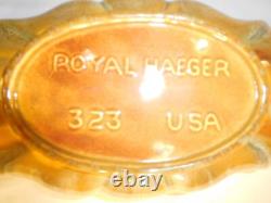 Rare Vintage Royal Haeger 323 Oblong Very Long 16 inch Earth Tones Bowl