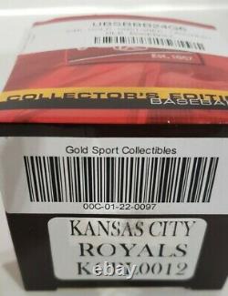 Rawlings 24kt Gold Kansas City Royals Logo Baseball Very Rare Bud Selig