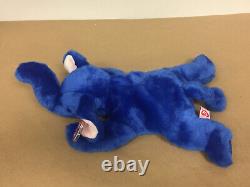 Retired Extremely RARE Ty Beanie Buddy Peanut Royal Blue Elephant Very Valuable