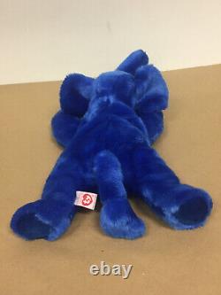 Retired Extremely RARE Ty Beanie Buddy Peanut Royal Blue Elephant Very Valuable