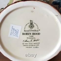 Retired Very Rare 1995 Royal Doulton Jug Robin Hood 2 Handled Ltd Ed D6998