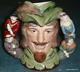 Robin Hood DOUBLE HANDLE Character Toby Jug D6998 by Royal Doulton VERY RARE