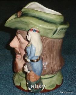 Robin Hood DOUBLE HANDLE Character Toby Jug D6998 by Royal Doulton VERY RARE