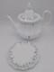 Royal Albert Memory Lane Teapot & Very Rare Teapot Stand Very Good Condition