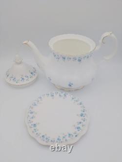 Royal Albert Memory Lane Teapot & Very Rare Teapot Stand Very Good Condition