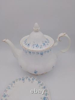 Royal Albert Memory Lane Teapot & Very Rare Teapot Stand Very Good Condition