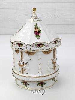 Royal Albert Old Country Roses Carousel Musical Sleeping Beauty Very RARE