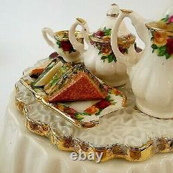 Royal Albert Old Country Roses Large Novelty Teapot Afternoon Tea Very Rare