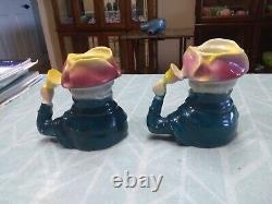 Royal Bayreuth Bellringer Toothpick Holders-One very rare