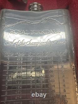 Royal Birkdale GOLF Course PEWTER FLASK VERY RARE