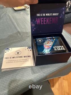 Royal Caribbean Utopia Of The Seas Crystal Block Brand New Very Rare