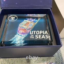 Royal Caribbean Utopia Of The Seas Crystal Block Brand New Very Rare