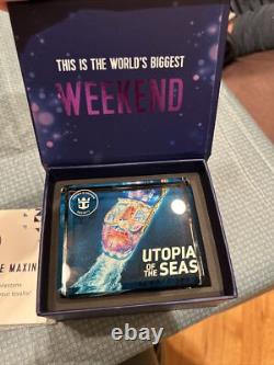Royal Caribbean Utopia Of The Seas Crystal Block Brand New Very Rare