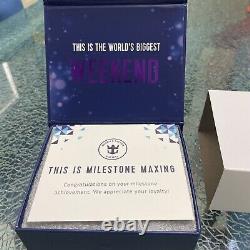 Royal Caribbean Utopia Of The Seas Crystal Block Brand New Very Rare