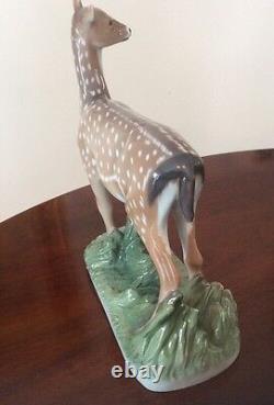 Royal Copenhagen 465 DOE female deer VERY Rare 1249465 10 tall retired