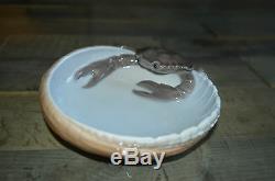 Royal Copenhagen Ashtray With Crab # 3131 Very Rare Mint Condition