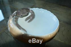 Royal Copenhagen Ashtray With Crab # 3131 Very Rare Mint Condition