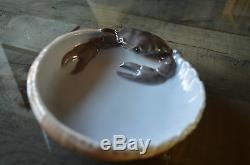 Royal Copenhagen Ashtray With Crab # 3131 Very Rare Mint Condition