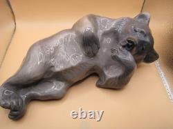 Royal Copenhagen Bear Lying Down, Very Rare, No 757, 1st Quality