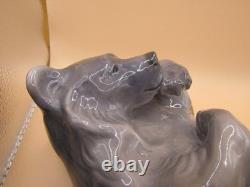 Royal Copenhagen Bear Lying Down, Very Rare, No 757, 1st Quality