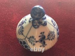 Royal Copenhagen Blue Fluted Full Lace Face Pot Teapot 1200ml Very Rare, NEW
