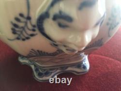 Royal Copenhagen Blue Fluted Full Lace Face Pot Teapot 1200ml Very Rare, NEW