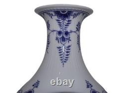 Royal Copenhagen Blue Fluted Full Lace Large and very rare vase